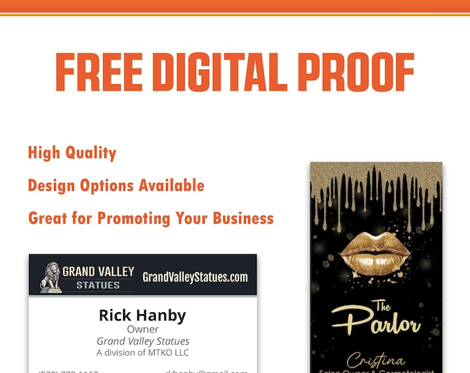 Professional Custom Business Cards - Your Brand, Your Style