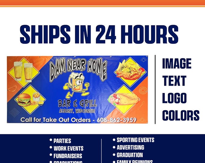Custom Banner for Small Business - Great for Promoting Your Business!
