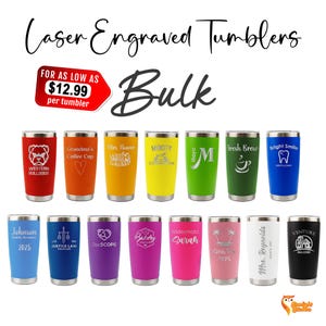 Realtor Promo Gifts - Personalized 20oz Tumbler in Bulk