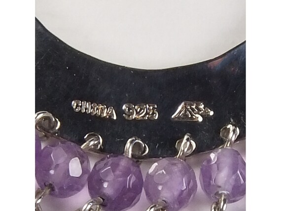 Solid Sterling Silver Chandelier Dangle Earrings … - image 3