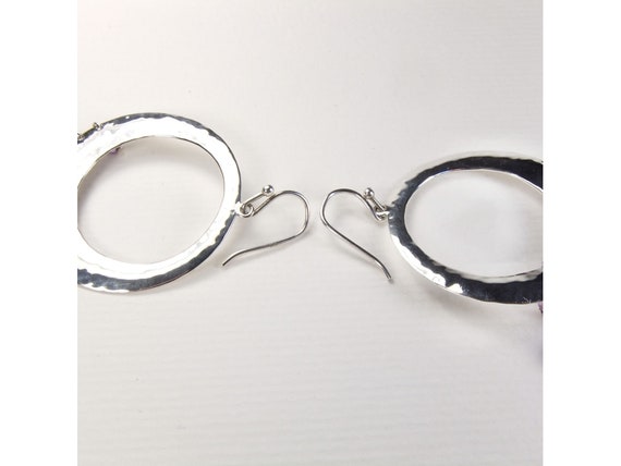 Solid Sterling Silver Chandelier Dangle Earrings … - image 4