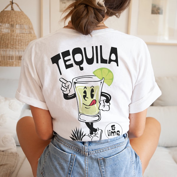 TEQUILA Shirt | Beach T Shirt | Cocktail T Shirt | Graphic T Shirt | Retro T Shirt | Aesthetic T Shirt | Tequila Gift | Holiday Shirt