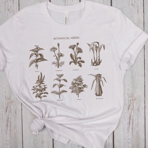 Witchy Herbology Shirt, Botanical Shirt, Plant Lover Shirt, Gardening Shirt, Cottagecore Shirt, Herbal Medicine Gift