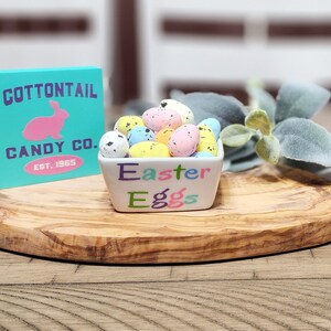 Tiered Tray Easter Eggs, Spring Decor, Easter Candy Dish, Tiered Tray Accessories