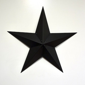 Barn Star, 36&quot; or 48&quot; Exterior Star Decor, Steel - Made in the USA