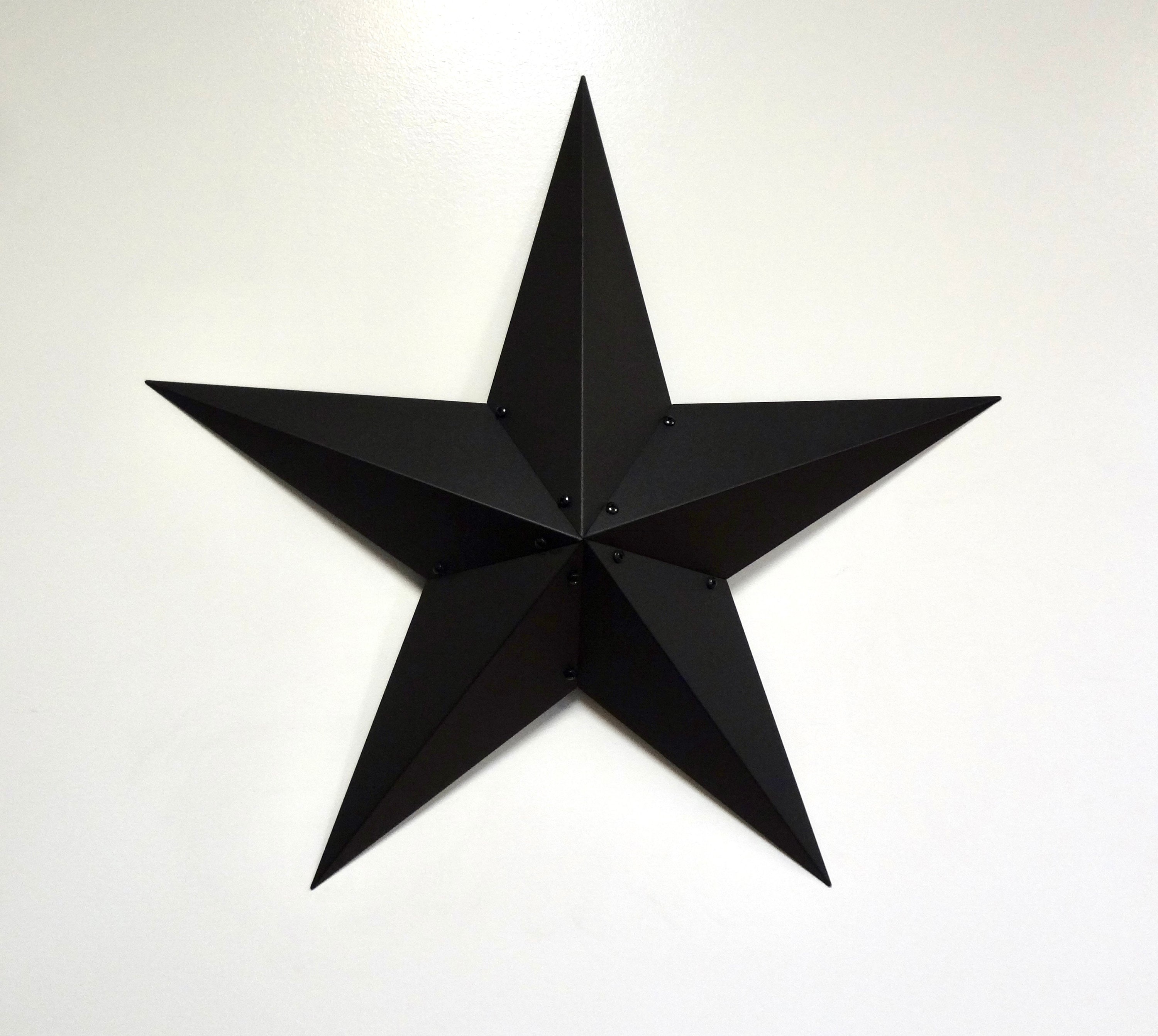 Barn Star, 36" or 48" Exterior Star Decor, Steel - Made in the USA