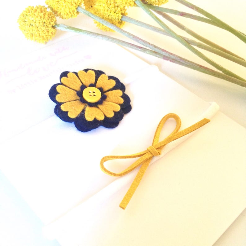 Newborn Bow School Uniform Headband Felt Flower Nylon Headband Felt Flower Headband Baby Shower Gift Baby Headband Suede Bow
