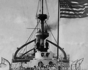 An Old Photo of The Kentucky Naval Ship- Digital Download