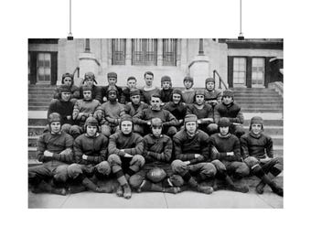 Vintage Football  Wall Art Poster