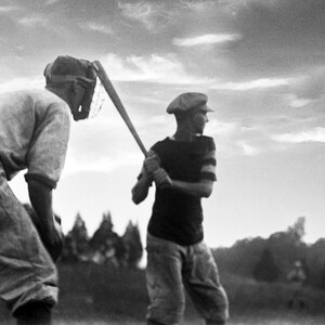 Une photo de baseball vintage - téléchargement numérique