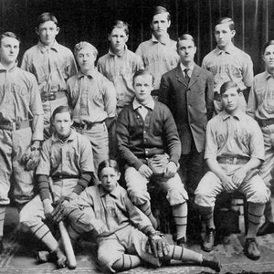 Photo de l&#39;équipe de baseball de 1904 - Téléchargement numérique