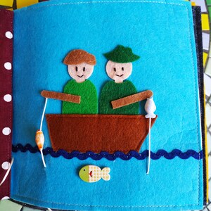 Quiet book for toddlers age 1-4 years customised busy book image 9