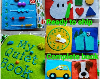 Quiet book for toddler boy