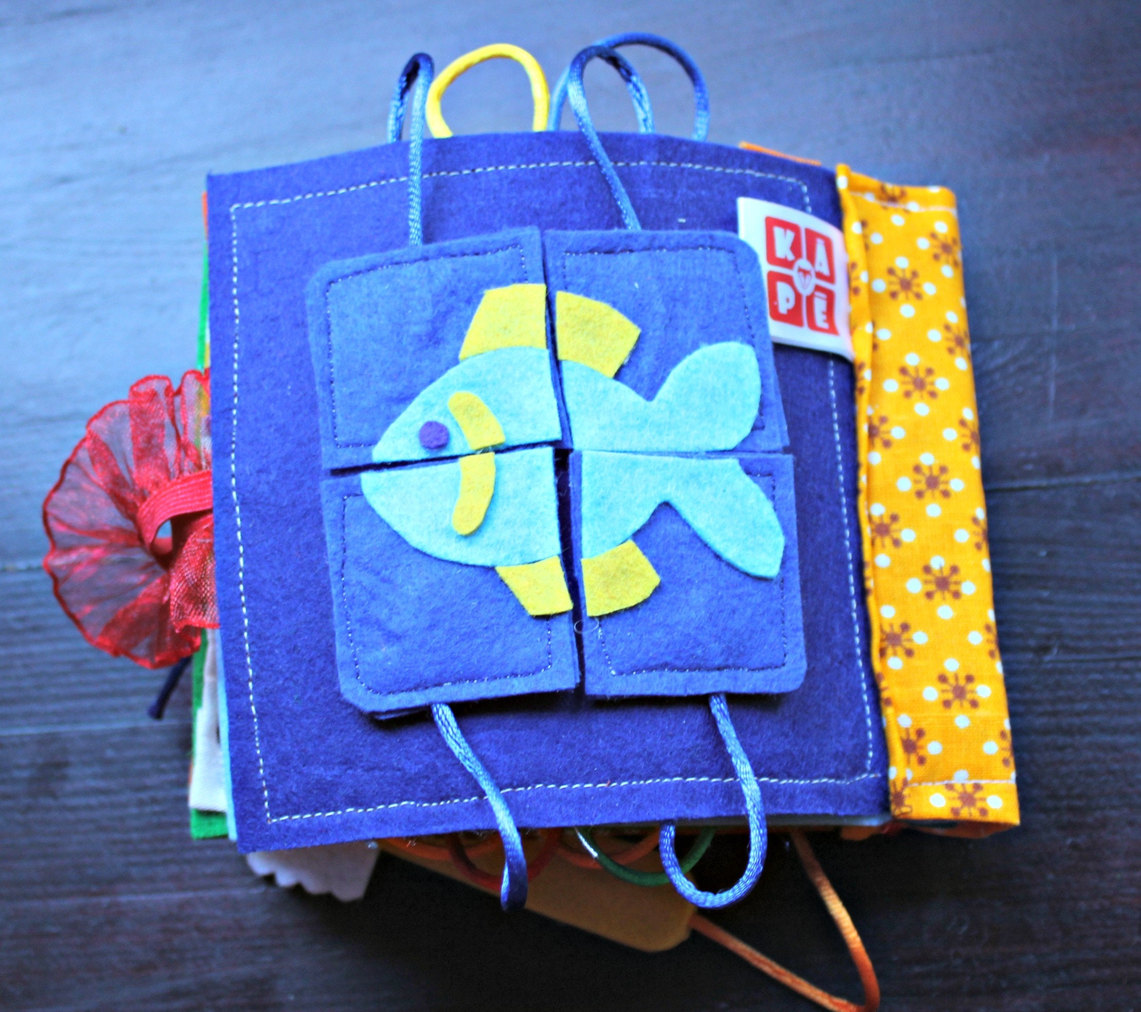 Quiet book for toddlers aged 2-5 | Etsy