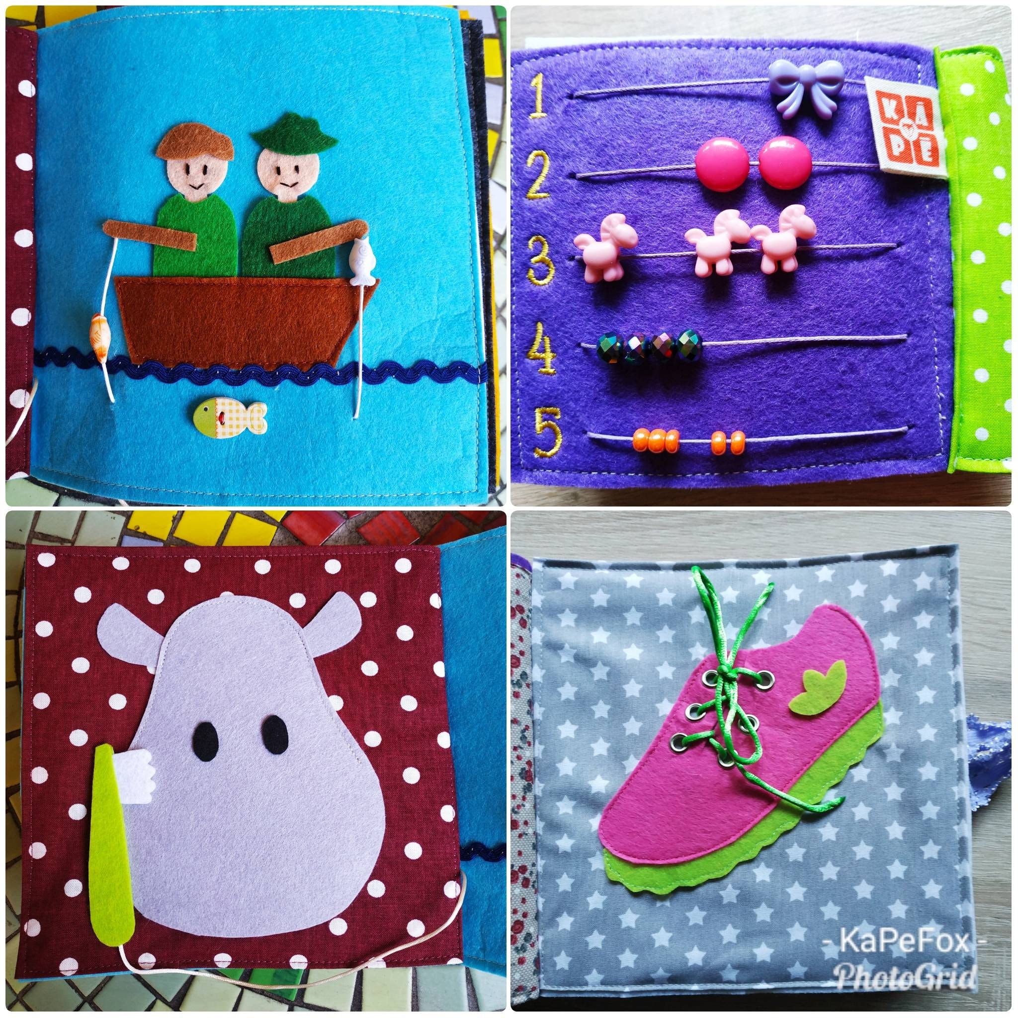 Quiet book for toddlers aged 2-5 | Etsy