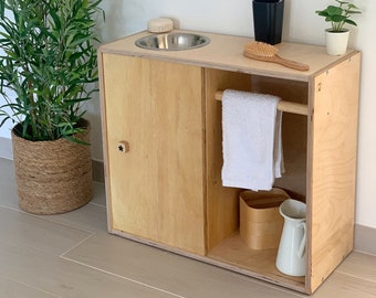 Lavabo Montessori, Lavabo pour enfants, Lavabo pour enfants, Waschtisch, Évier,