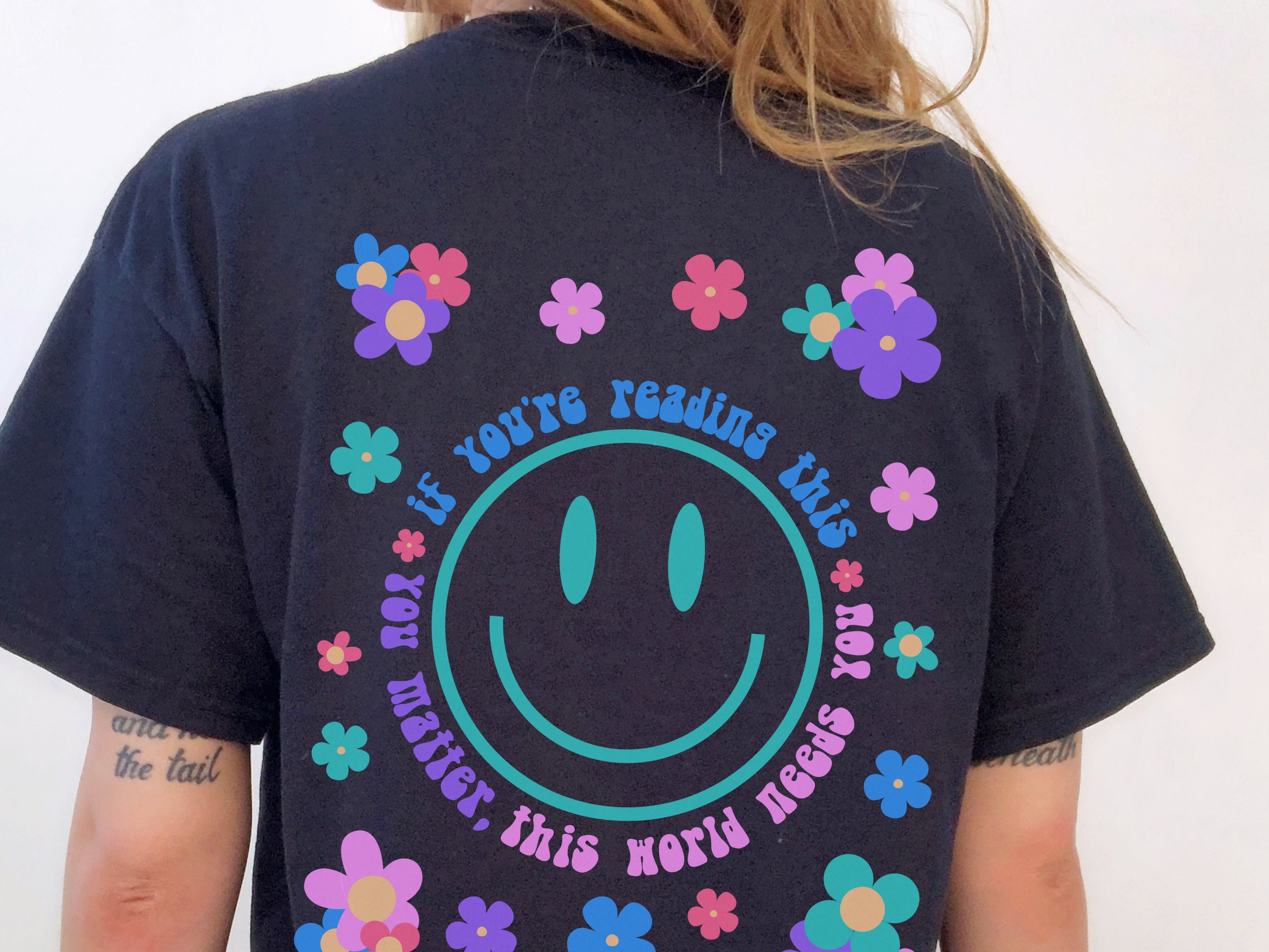 Mental Health Shirt Chronic Illness Smiley Shirt Oversized | Etsy