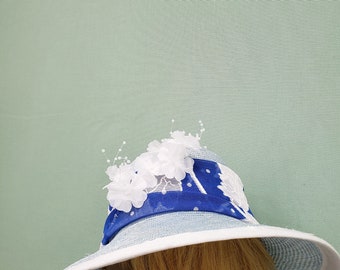 Blue Straw Hat