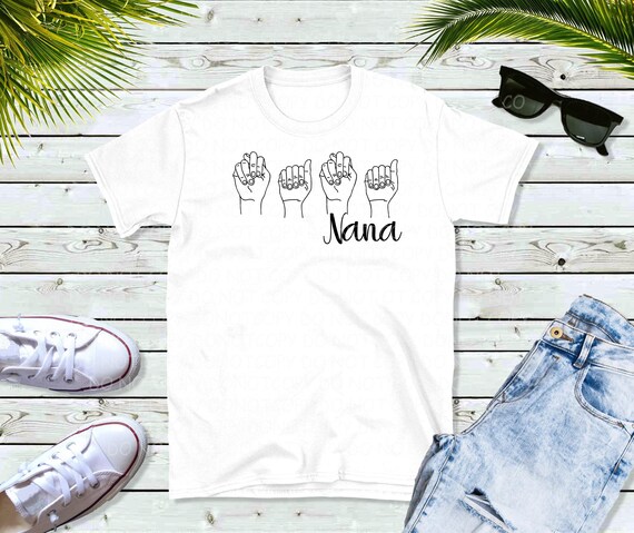Nana Sign Language PNG SVG Digital Files - Etsy