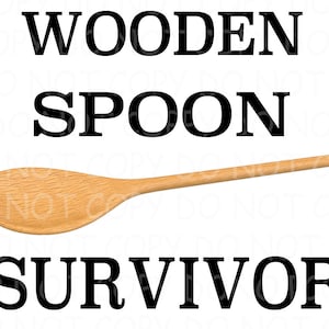 Wooden Spoon Survivor PNG file