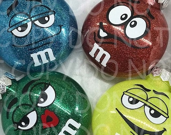 M & M visages SVG coupe fichiers