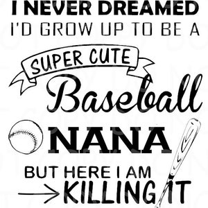 Nana cute baseball design
