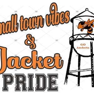 Small town vibes and Jacket Pride football season, jackets, Yellow Jackets