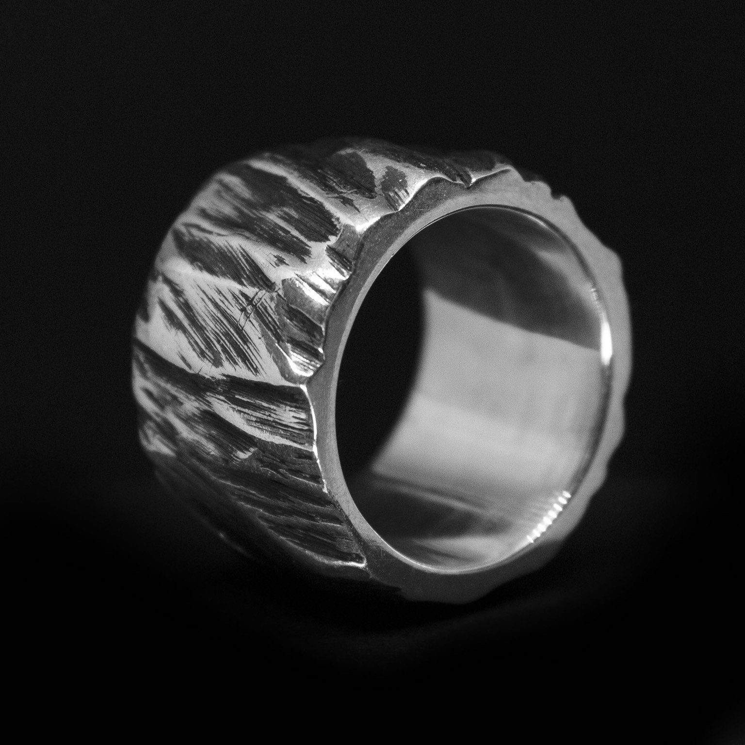 anello a fascia da uomo
