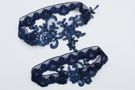 Wedding Garter Blue Bridal Garter Blue 