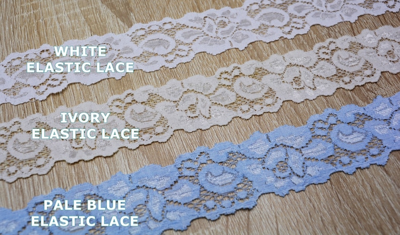 Unique Bridal Garter, Dark Blue Garter, Lace Bridal Garter, Bridal Garters, Handmade Garters, Something Blue, Toss Garter, Blue Garter Lace image 5