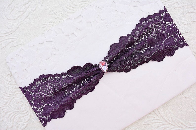 Lace Garter Toss Crystal Accessories Wedding Garter Keep Wedding Garter Purple Lace /& Violet Rhinestone For Brides Purple Garter Belt