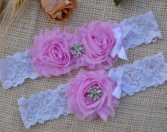 Light Purple Garter, Purple Bridal Set,Toss Garter, Crystal Bridal Gift, Lavender Garter Set, Wedding, Violet Garter Set, Flower Garter Set