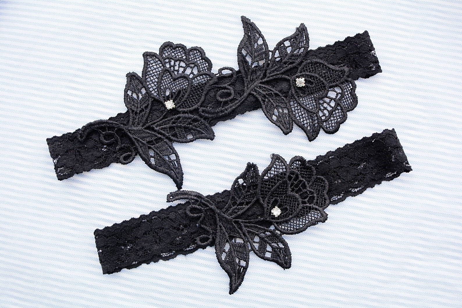 Sexy Garter Lingerie Black for Wedding Lace Garter Gothic - Etsy