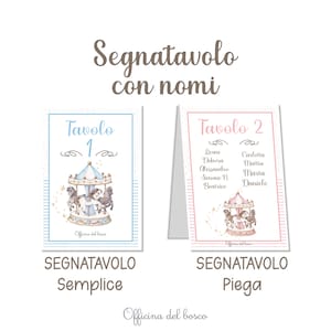 SEGNATAVOLO, SEGNAPOSTO, Tante Fantasie disponibili, battesimo, compleanno, comunione, cresima, cerimonie...