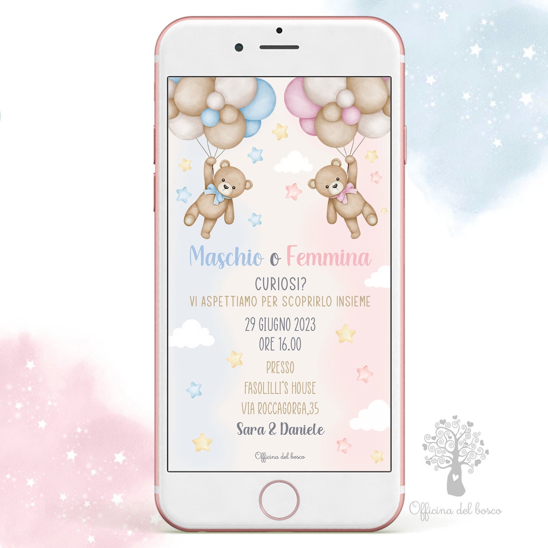 Kit Baby Shower Unisex - 72 Adesivi + Poster Divertenti Per Feste Di Rivelazione Sesso - Foto 3