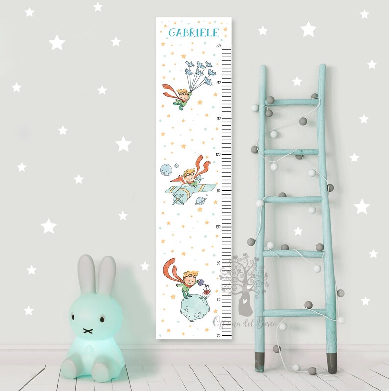 Grafico Di Crescita Da Parete Per Bambini – Righello Animale 190x30 Cm, Adesivo Riutilizzabile Per Misurare Altezza In Cameretta