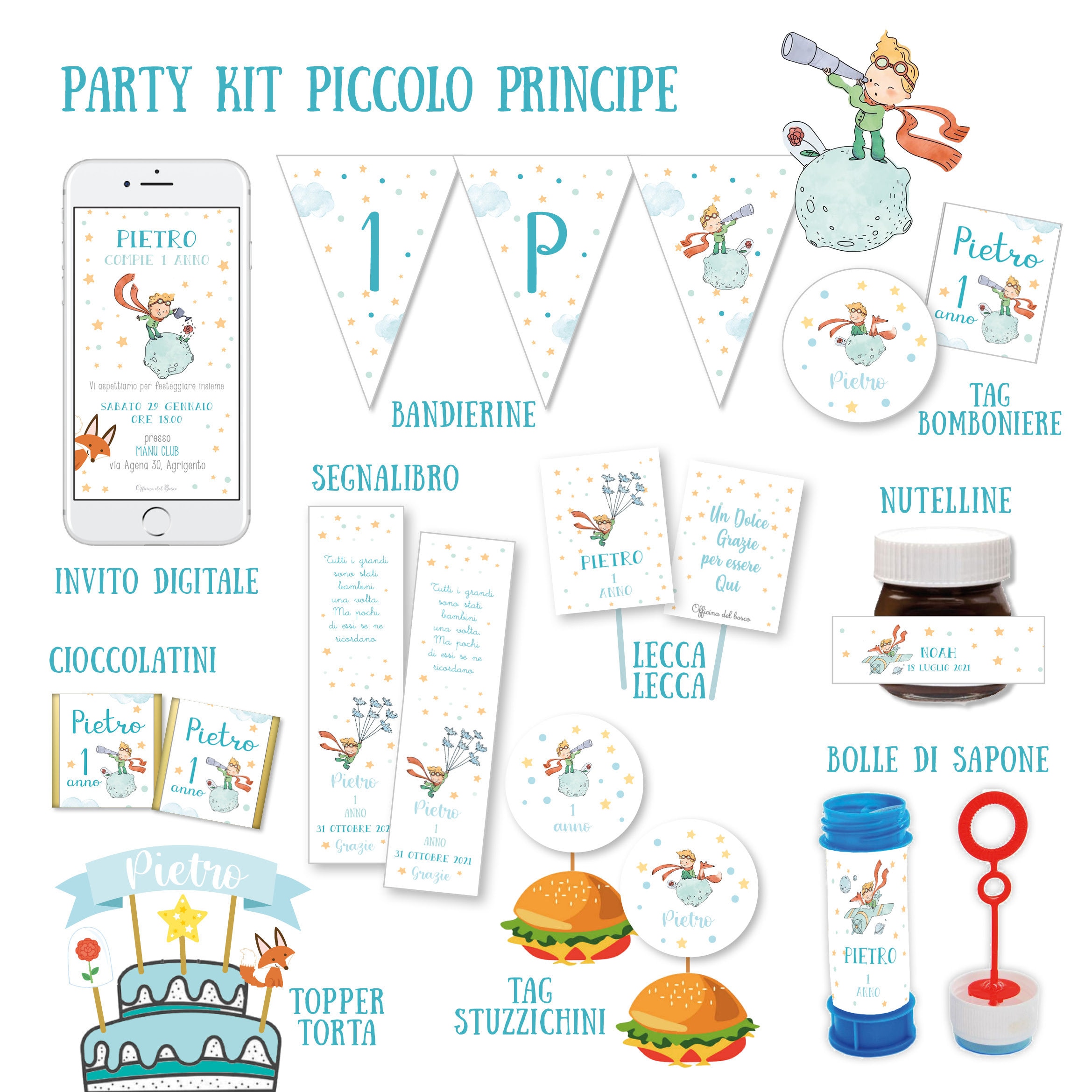 Kit #newborn piccolo principe 👑  Primo compleanno, Idee creative