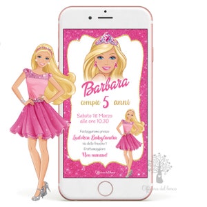 Biglietto di compleanno Barbie per 4 anni, biglietto di compleanno  ufficiale Barbie per 4 anni, biglietto di auguri di compleanno : :  Cancelleria e prodotti per ufficio