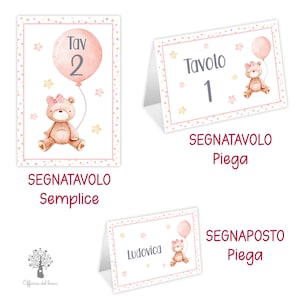 SEGNATAVOLO, SEGNAPOSTO, Tante Fantasie disponibili, battesimo, compleanno, comunione, cresima, cerimonie...