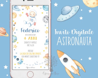 Inviti Compleanno Astronauta 24 Pezzi - 14x10cm, Cartone 350g/m² - Foto 10