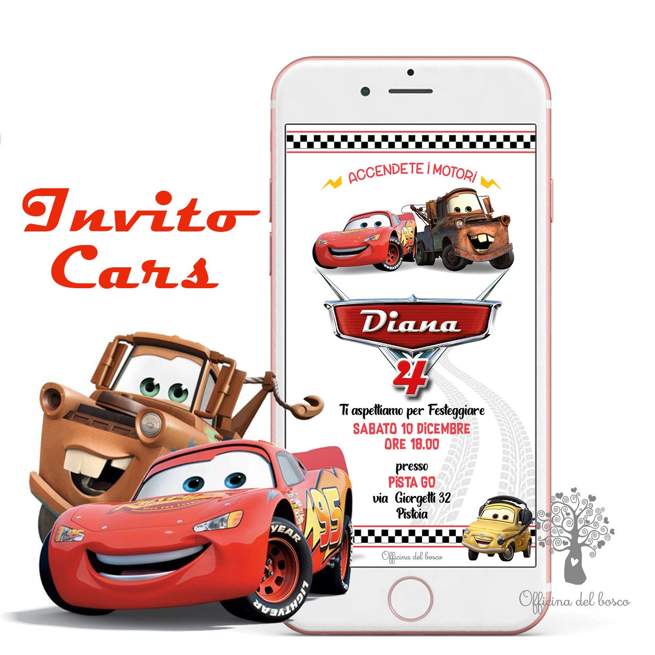 Inviti Compleanno Bambini - Tema GRAFFITI, 10 Pezzi, In Italiano, Stile Colorato - Foto 6