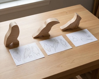 Bird Carving Blank - Basswood Whittling Block for Beginners - Owl, Cardinal, Toucan | DIY Projects | Beavercraft