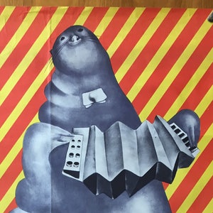 1975 CYRK Polish Circus Poster by Danuta Zukowska