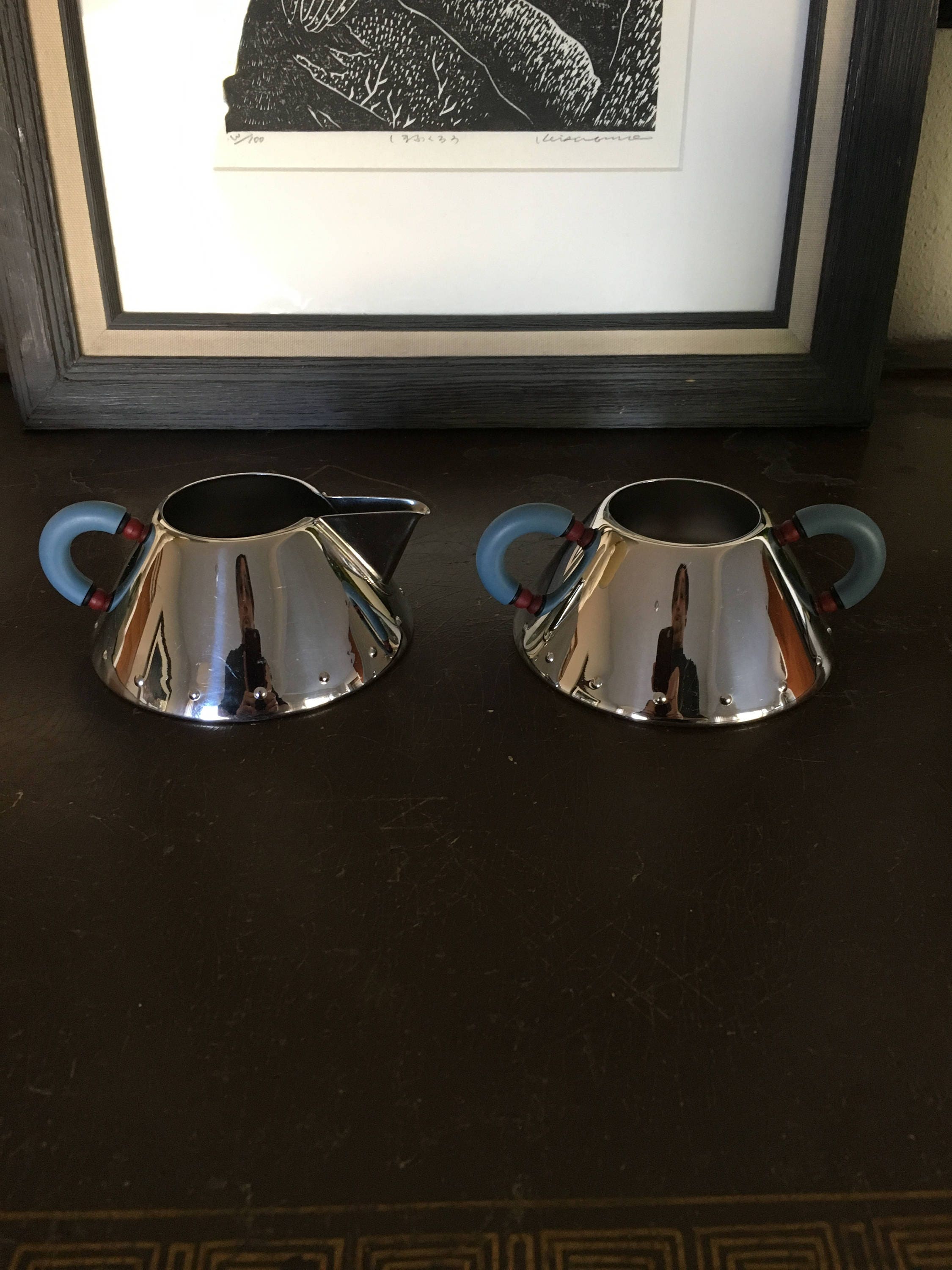 Michael Graves Sugar Bowl and Creamer Set by Alessi Etsy