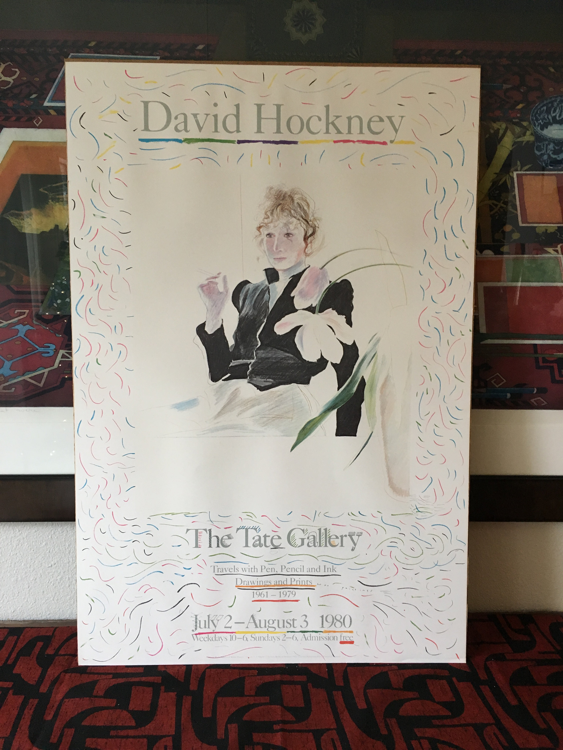 1980 David Hockney Celia,Paris ビンテージポスター DAVID HOCKNEY Celia, Paris, 1980 – Art Wise Premium Posters