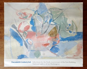 1989 Helen Frankenthaler (1928 - 2011) National Gallery of Art Exhibition Poster - Signed