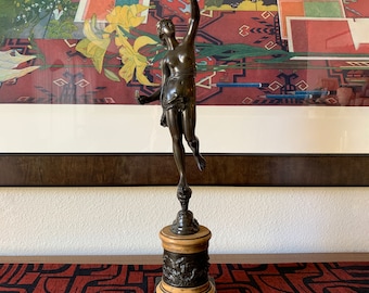 19th Century French Bronze Statue of the Goddess, "Fortuna"