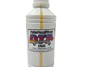 DTF Yellow Ink- Direct To Film Ink for DTF Printers-Epson Printheads