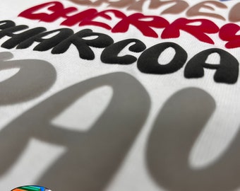 Láminas de vinilo de transferencia de calor de espuma/abullonado 3D de 12" y 20" Láminas de vinilo HTV