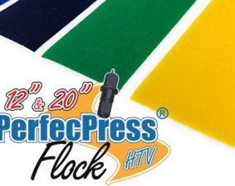 HTV PerfecPress Flock Sheets, Raised HTV